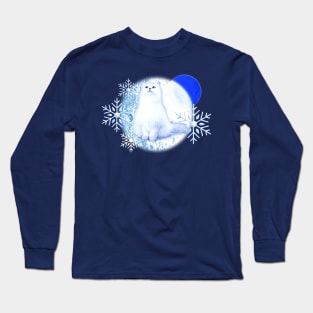 Blue Solstice in the moon Long Sleeve T-Shirt